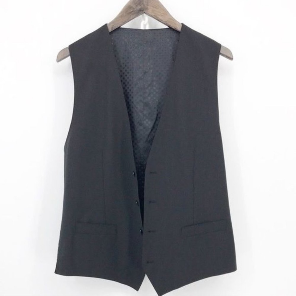 Dolce & Gabbana Staff Formal Vest Gray Pinstripe Italian size 48